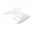 CARENAGE-CACHE RESERVOIR 50 A BOITE ADAPTABLE DERBI 50 SENDA XTREME 2018+-GILERA 50 RCR 2018+, SMT 2018+ BLANC BRILLANT DROIT -