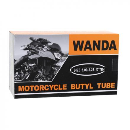 199234 CHAMBRE A AIR 17'' 3.00 A 3.25-17, 100-80-17, 110-80-17, 110-70-17, 120-70-17 WANDA VALVE TR4 p2r catégorie | Fp-moto