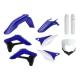 201925 CARROSSERIE-CARENAGE MOTO ENDURO SHERCO 125, 250 SE-R, 250, 450 SEF-R 2017+2022 BLEU-BLANC-NOIR (COULEUR OEM) (KIT PLASTI