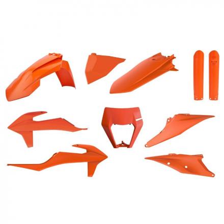 202021 CARROSSERIE-CARENAGE MOTO ENDURO KTM 250, 300 EXC, 250, 350, 450, 500 EXC-F, 250, 300 XC-W, 250, 300 XCF-W 2020+ ORANGE K