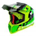 CASQUE CROSS ADULTE MT FALCON ARYA JAUNE FLUO MAT S (BOUCLE DOUBLE D)