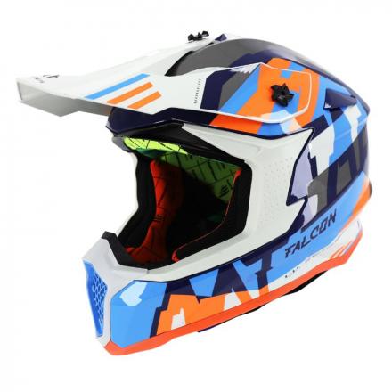 202035 CASQUE CROSS ADULTE MT FALCON ARYA BLEU BRILLANT L (BOUCLE DOUBLE D) p2r catégorie | Fp-moto.com garage moto albi ate