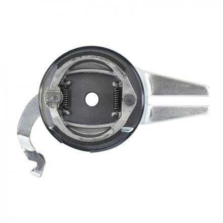 201753 FLASQUE DE FREIN CYCLO ADAPTABLE PEUGEOT 103 MVL ARRIERE DIAM 80mm (TYPE LELEU AVEC MACHOIRES) (AXE DIAM 12 mm) -SELECTI