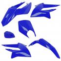 CARROSSERIE-CARENAGE 50 A BOITE ADAPTABLE DERBI 50 SENDA DRD 2011+ BLEU BRILLANT (KIT 6 PIECES) -P2R-