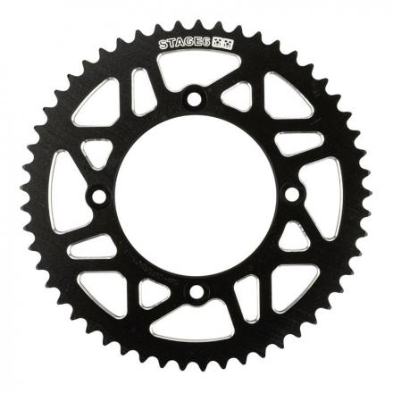 202193 COURONNE 50 A BOITE ADAPTABLE DERBI 50 SENDA DRD, DRD PRO 420 53 DTS ALU CNC NOIR (102-124.5-8.5) -STAGE 6- p2r catégo