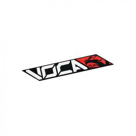 204950 AUTOCOLLANT-STICKER VOCA RACING 110x40 mm ROUGE (VENDU A L'UNITE) p2r catégorie | Fp-moto.com garage moto albi atelier