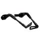 204932 PROTECTION LEVIER DE FREIN VOCA RACING CNC ALU NOIR DIAM INTERIEUR GUIDON 14 mm LONGUEUR REGLABLE 130-148 mm (PAIRE) p2r 