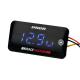204927 THERMOMETRE DIGITAL ET VOLTMETRE VOCA RACE FASTER SLIM TOUCH POUR LE CIRCUIT DE REFROIDISSEMENT LIQUIDE 0-120°C ECLAIRAGE