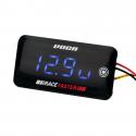 THERMOMETRE DIGITAL ET VOLTMETRE VOCA RACE FASTER SLIM TOUCH POUR LE CIRCUIT DE REFROIDISSEMENT LIQUIDE 0-120°C ECLAIRAGE LED BL
