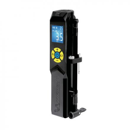 204459 COMPRESSEUR VELO-MOTORISE MICHELIN 12V. INTELLIGENT (ARRET AUTOMATIQUE A LA PRESSION DEMANDEE) MAX.10BARS CHARGEMENT USB