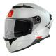 204609 CASQUE INTEGRAL MT THUNDER 4 SV UNI BLANC BRILLANT S (DOUBLE ECRANS - PINLOCK READY) (ECE 22.06) p2r catégorie | Fp