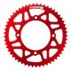 202195 COURONNE 50 A BOITE ADAPTABLE DERBI 50 SENDA DRD, DRD PRO 420 53 DTS ALU CNC ROUGE (102-124.5-8.5) -STAGE 6- p2r catég