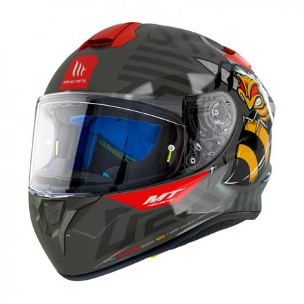 205291 CASQUE INTEGRAL MT TARGO BEE B5 GRIS BRILLANT XS (SIMPLE ECRAN PINLOCK READY) (ECE 22.06) p2r catégorie | Fp-moto.