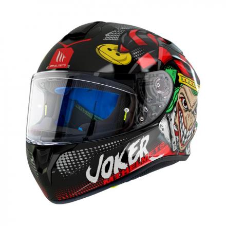 205297 CASQUE INTEGRAL MT TARGO JOKER A1 NOIR BRILLANT XS (SIMPLE ECRAN PINLOCK READY) (ECE 22.06) p2r catégorie | Fp-mot