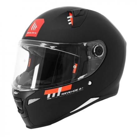 205209 CASQUE INTEGRAL MT REVENGE 2 S UNI NOIR MAT XL (ECE 22.06) p2r catégorie | Fp-moto.com garage moto albi atelier repar