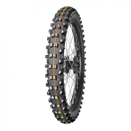 202696 PNEU MOTO 14'' 70-100-14 MITAS TERRA FORCE MX SM SOFT TO MEDIUM FRONT TT 40M NHS (BANDE ROUGE JAUNE) p2r catégorie | 
