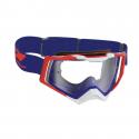 MASQUE-LUNETTES CROSS PROGRIP 3309 TR RAPID BLEU-ROUGE-BLANC ECRAN TRANSPARENT LIGHT SENSITIVE ANTI-RAYURES-ANTI U.V.-ANTI-BUEE 