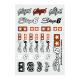 202649 AUTOCOLLANT-STICKER STAGE 6 LOGO (PLANCHE) p2r catégorie | Fp-moto.com garage moto albi atelier reparation