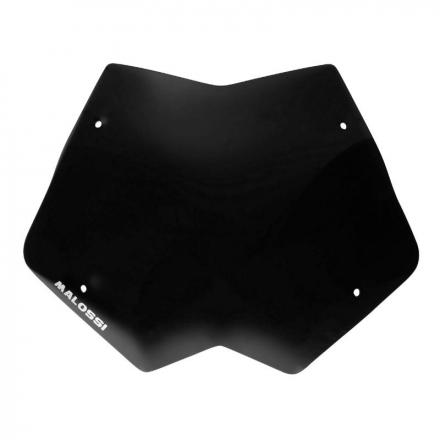 202892 PARE-BRISE-SAUTE VENT MAXISCOOTER POUR YAMAHA 530 TMAX 2012+2016 COURT FUME FONCE (H 280 mm - L 460 mm) -MALOSSI- p2r ca