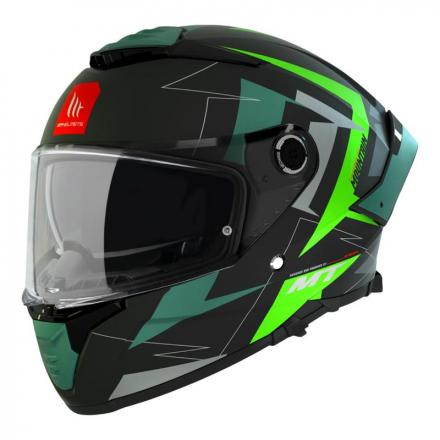 202835 CASQUE INTEGRAL MT THUNDER 4 SV MOUNTAIN B6 NOIR MAT-VERT FLUO XL (DOUBLE ECRANS - PINLOCK READY) (ECE 22.06) p2r catégo