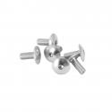 VIS TETE BOMBEE DE CARROSSERIE-CARENAGE-CAPOTAGE DIAM 6 x 15 mm ALU (VENDU PAR 6) -SELECTION P2R-