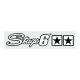202645 AUTOCOLLANT-STICKER STAGE 6 BLANC (150 x 30 mm) p2r catégorie | Fp-moto.com garage moto albi atelier reparation