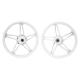 204139 "JANTE CYCLO 17"" TYPE BERNARDI POUR PEUGEOT 103 MVL, VOGUE BLANC (VENDU PAR PAIRE) -SELECTION P2R-" p2r catégorie | 