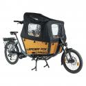 VELO ELECTRIQUE-VAE CARGO 20-26 LEADER FOX E-BIKE 2024 MIXTE ARGENT-NOIR MAT 9V MOTEUR CENTRAL BAFANG M420 36V 80Nm BATTERIE 20A