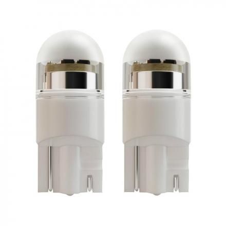 204201 AMPOULE-LAMPE A LED 12V 0,8W CULOT W2.1x9.5d 6000K ECLAIRAGE WEDGE BLANC FROID NORME W5W LEDRIVING (TEMOIN OU COMPTEUR) (