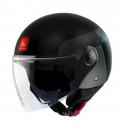 CASQUE JET MT STREET SCOPE D2 NOIR-GRIS BRILLANT XS (ECE 22.06)