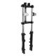 203208 FOURCHE CYCLO EBR POUR PEUGEOT 103-MBK 51 NOIR (HYDRAULIQUE DIAM 28 mm AVEC FIXATION POUR FREIN A DISQUE ENTRAXE 60mm ) (