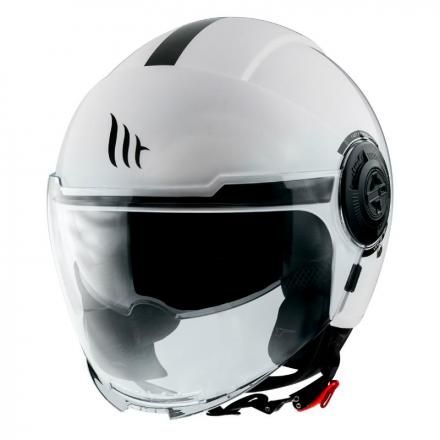 203106 CASQUE JET MT VIALE SV DOUBLE ECRANS UNI BLANC BRILLANT XS (ECE 22.06) p2r catégorie | Fp-moto.com garage moto albi