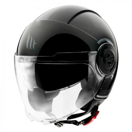 203112 CASQUE JET MT VIALE SV DOUBLE ECRANS UNI NOIR BRILLANT XXS (ECE 22.06) p2r catégorie | Fp-moto.com garage moto alb