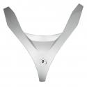 CACHE SUPERIEUR DE FACE AVANT ORIGINE PIAGGIO 125-250-300-400-500 MP3 2014- GRIS 738-A -62443200F2-