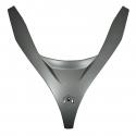 CACHE SUPERIEUR DE FACE AVANT ORIGINE PIAGGIO 125-250-300-400-500 MP3 2014- GRIS 773-B -62443200HC-