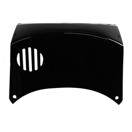 83793 COUVERCLE INTERIEUR DE PASSAGE ROUE AVANT (GRILLE KLAXON) ORIGINE PIAGGIO 125 X8 2007- NOIR 94 -6209910090- p2r catégorie