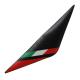 78283 AUTOCOLLANT-STICKER-DECOR PLAQUE DE PHARE ORIGINE PIAGGIO 50 GILERA SMT-RCR 2013+ ROUGE -2H000003- p2r catégorie | Fp-