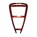 ENCADREMENT-CORNICHE DE TABLIER AVANT ORIGINE PIAGGIO 125-300-400 BEVERLY TOURER 2007+2010 ROUGE -65509900RR