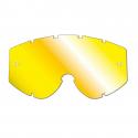 ECRAN MASQUE-LUNETTES CROSS PROGRIP POUR MODELE 3200-3201-3204-3301-3450 JAUNE MULTICOUCHES MIROIR - ANTI-BUEE-ANTI-RAYURES-ANTI