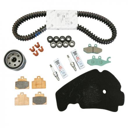 157113 KIT ENTRETIEN MAXISCOOTER ORIGINE PIAGGIO 500 MP3 ABS MY 2018+MARS-2019 (AVEC PLAQUETTES DE FREIN) -1R000372- p2r catégo