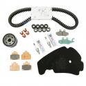 KIT ENTRETIEN MAXISCOOTER ORIGINE PIAGGIO 500 MP3 ABS MY 2018+MARS-2019 (AVEC PLAQUETTES DE FREIN) -1R000372-