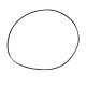97677 JOINT TORIQUE (171.13X2.62) COUVERCLE EMBRAYAGE ORIGINE APRILIA 450 RXV, SXV 2006+2011 -AP9150150- p2r catégorie | Fp-m