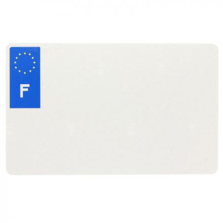 142718 PLAQUE IMMATRICULATION MOTO TIFLEX ALU PREPERCEE 210x140 VIERGE LOGO F (UNIQUEMENT MOTO) (VENDU A L'UNITE) p2r catégorie 