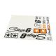 202648 AUTOCOLLANT-STICKER STAGE 6 BLANC (590 x 420 mm) (PLANCHE) p2r catégorie | Fp-moto.com garage moto albi atelier repara