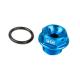 202670 BOUCHON D'HUILE 50 A BOITE STAGE 6 POUR DERBI 50 SENDA, GPR (EURO 2, 3, 4) -BLEU- p2r catégorie | Fp-moto.com garage 