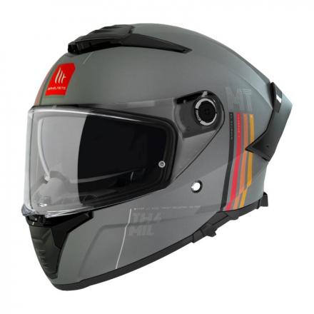 202382 CASQUE INTEGRAL MT THUNDER 4 SV MIL C2 GRIS MAT XS (DOUBLE ECRANS - PINLOCK READY) (ECE 22.06) p2r catégorie | Fp-