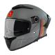 202386 CASQUE INTEGRAL MT THUNDER 4 SV MIL C2 GRIS MAT XL (DOUBLE ECRANS - PINLOCK READY) (ECE 22.06) p2r catégorie | Fp-mot