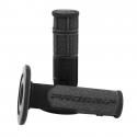 REVETEMENT POIGNEE PROGRIP MOTO OFF ROAD 801 CARBON GEL BASE NOIR-CARBONE CLOSED END 115mm (CROSS-MX) (PAIRE)