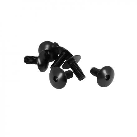 202739 VIS TETE BOMBEE DE CARROSSERIE-CARENAGE-CAPOTAGE DIAM 6 x 15 mm NOIR (VENDU PAR 6) -SELECTION P2R- p2r catégorie | Fp