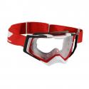 MASQUE-LUNETTES CROSS PROGRIP 3309 TR RAPID ROUGE-BLANC-NOIR ECRAN TRANSPARENT LIGHT SENSITIVE ANTI-RAYURES-ANTI U.V.-ANTI-BUEE 